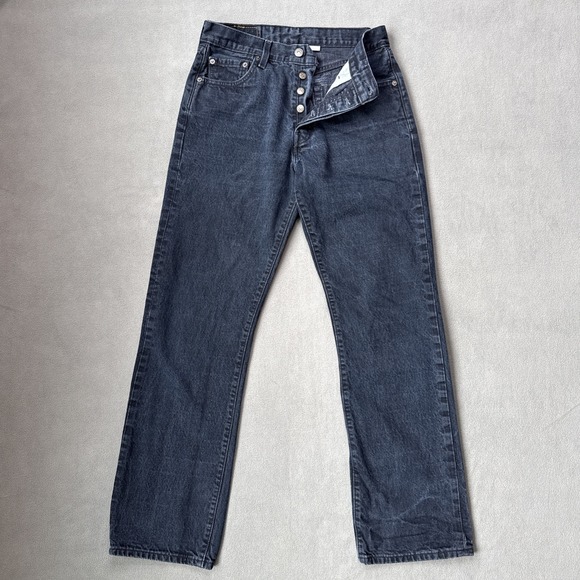Levi's Other - Vintage Levis 501‎ Jeans Mens 30x32 Blue Straight Button Fly Y2K Cotton Denim